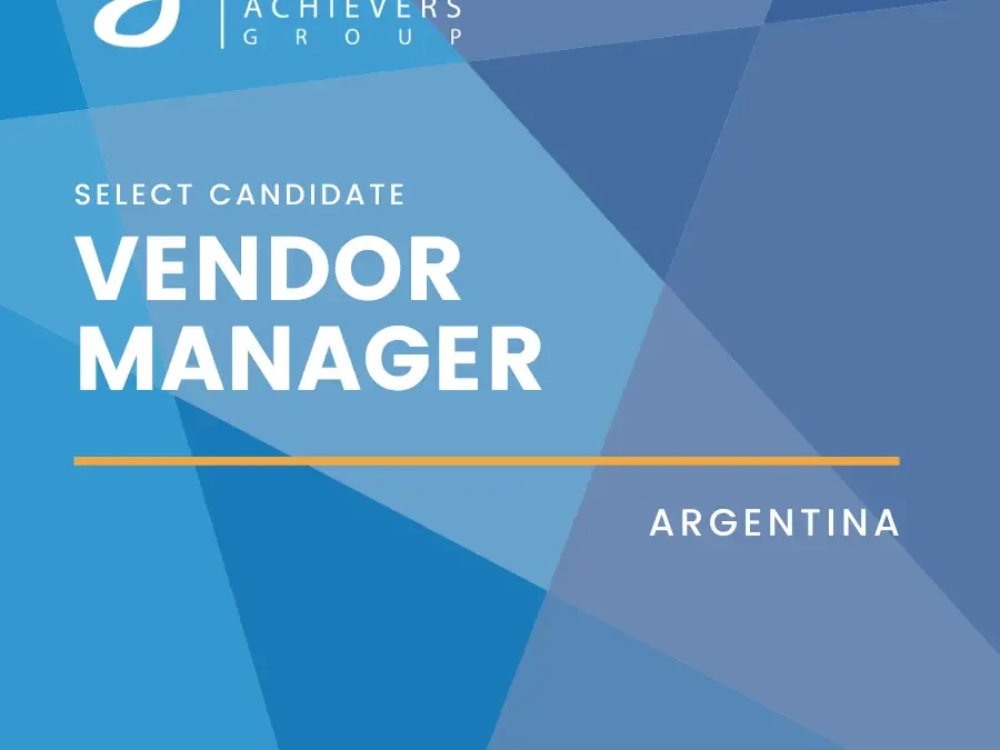 Vendor Manager, Argentina