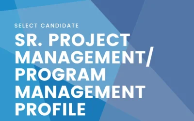 Sr. Project Management/Program Management Profile, US