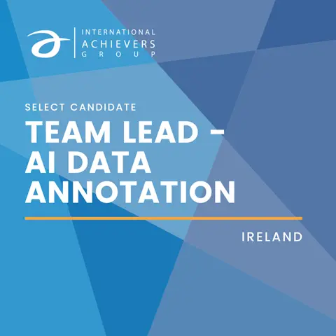 Team Lead - AI Data Annotation