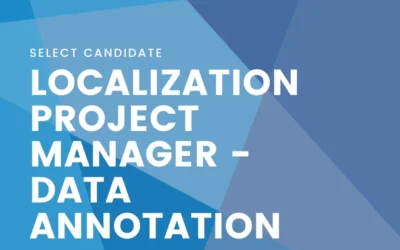 Localization Project Manager – Data Annotation